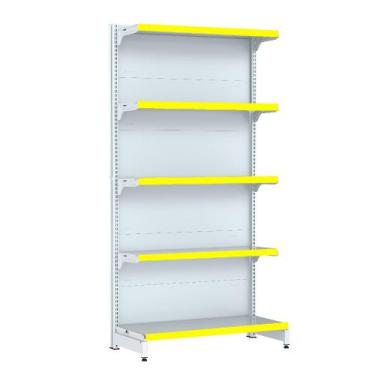 Imagem de Gondola Parede 202 Fit Inicial Branco 5 Bandeja Pe Amarelo - Amapá