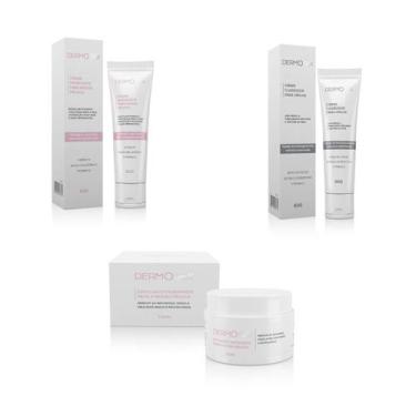 Imagem de Kit de Estética Intima Feminina com Esfoliante Clareador e Hidratante 