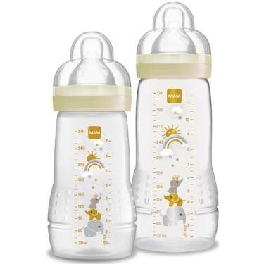 Imagem de Kit Mamadeira Mam Easy Active Set 2+ Meses 270ml e 330ml Neutra 2 Unid