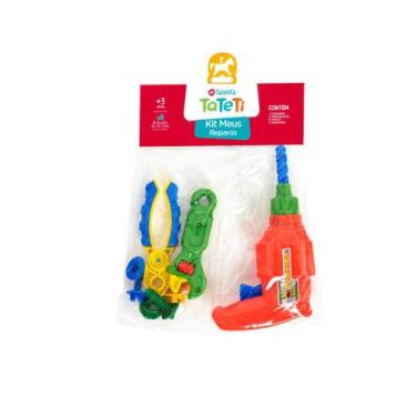 Imagem de Brinquedo Infantil Kit Meus Reparos 9 Peças Tateti Kit Sortido, Sortid