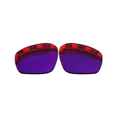 Imagem de Vonxyz Lentes de reposição para Oakley Field Jacket OO9402 Óculos de sol - Midnight MirrorCoat polarizado