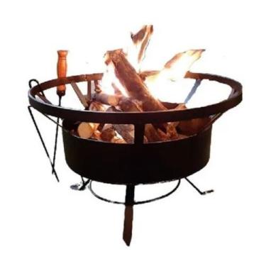 Imagem de Lareira Portátil Para Ambientes Externos - Fire Pit - 60cm - Flame Hou