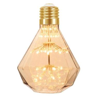 Imagem de Lâmpada Led Taschibra Decorativa Fireworks Vintage Âmbar 2W