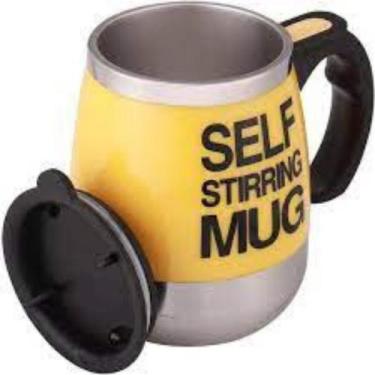 Imagem de Caneca Magnética Misturadora - Smart Mixer - G2wstore, Amarelo