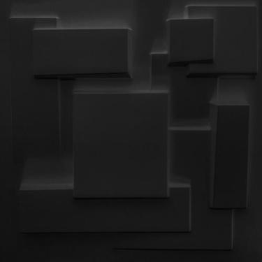 Imagem de Kit De 16 Placas 50x50 Cor Preta Com Fita Adesiva 3m 4m² - PONALTI TRE