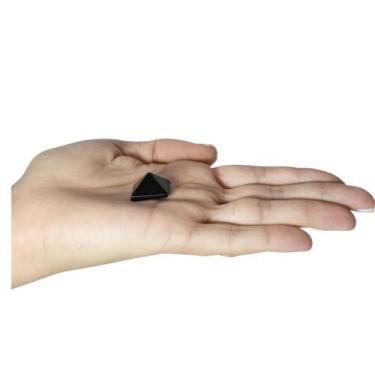Imagem de MINI PIRÂMIDE OBSIDIANA (0,5 a 1,4)cm - GOMES CRYSTALS