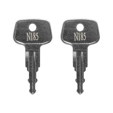 Imagem de seork Chave de substituição de rack de carro N185 (2 peças) serve para suportes de teto compatíveis com Thule, caixa de carga, transportadoras, barras transversais código N185