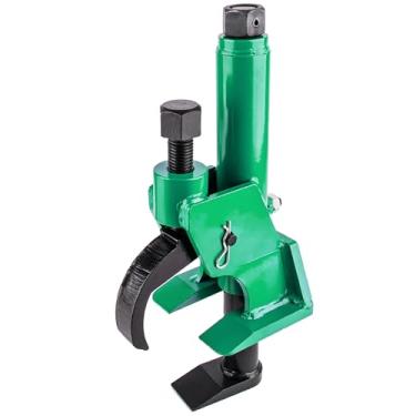 Imagem de LGDWINGS Disjuntor manual de contas de pneu ajustável, ferramenta de troca de pneus, kit de reparo de pneu fácil de operar para tratores de operação de pneus ATV, caminhões, carros - verde