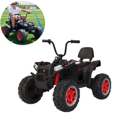 Imagem de Quadriciclo Elétrico Infantil 4 Motores 12V Veiculo Motorizado até 50kg Suporte MP3 Estrutura Robusta e Alta Capacidade Diversão e Segurança
