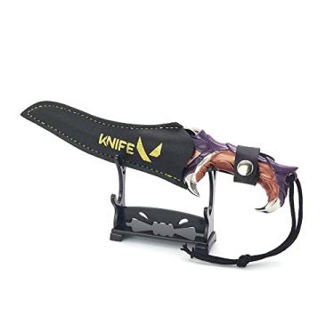 Imagem de Chewmeter Game Valorant Elderfame Dagger Model Figuras de ação Coleção de Brinquedos de Jogo Chaveiro Presente Decoração de Mesa Mochila Pingente Presente, Multicor, M
