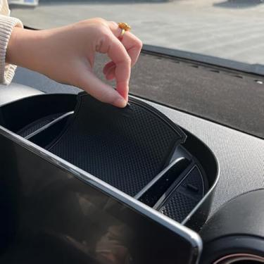 Imagem de For BYD Dolphin 2023-2024 Storage box behind the central control screen Navigation screen storage Car interior accessories