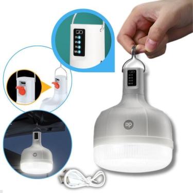 Imagem de Lâmpada Led Emergência 48W Bateria Recarregável Portátil Acampamento P