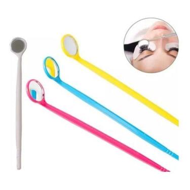 Imagem de Kit 10 Espelhos Precisão Alongamento Extensão Cílios Oferta - OEM