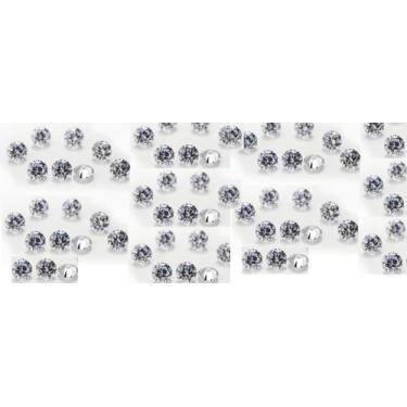 Imagem de Zircônia 4.50 mm Gemstone Sintética 10 Pedras - Pedra De Zircônia