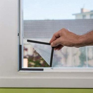 Imagem de Tela Mosquiteiro Magnetica Para Janela Rede Removivel Anti Insetos Fac