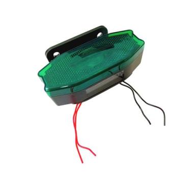 Imagem de 1 Sinaleira Lanterna Lateral Led Peixinho Caminhão Carreta Com Vigia V