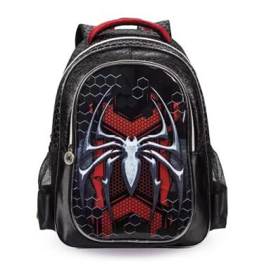 Imagem de Mochila De Costas Escolar Infantil Silver Spider Estampado - Denlex, P