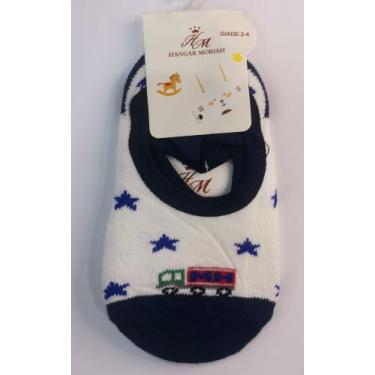 Imagem de Meia Sapatilha Pilates Infantil menino com Estampas Antiderrapante han