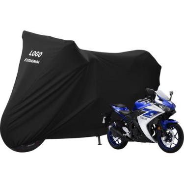 Imagem de Capa Para Moto Yamaha R1 Yzf R3 R6  De Tecido Helanca - Mz, Preto