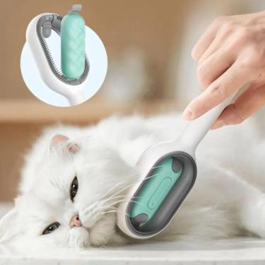 Imagem de Escova tira pelo rasqueador massageador umedecido - Onlypet