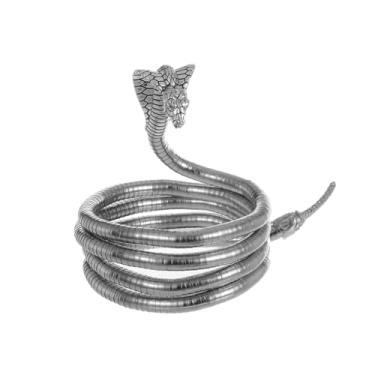 Imagem de GIGB PBDK Colar gargantilha grossa de cascavel, colar gótico ajustável punk hip-hop, design exclusivo, joia de presente para mulheres, Large, Liga de aço, Sem Pedra Preciosa