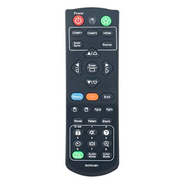 Imagem de Controle remoto de substituição RCP01061 compatível com projetor ViewSonic PJD5151/VS15871/PJD5153/VS15872/PJD5153P/PJD5155/VS15873/PJD5155N/PJD5250/VS15874/PJD5250P/PJD5250P/PJD525
