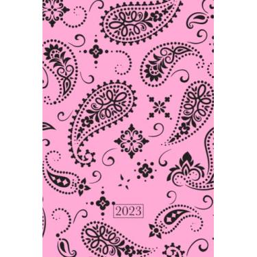 Imagem de AGENDA quaderno 2023-12 mesi BANDANA ROSA: Con planner mensile, rubrica, fasi lunari, pagine per password, libri, link, musica, viaggi, obiettivi, ... 2023: Organizza e esprimi la tua creatività)