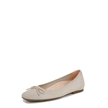 Imagem de Vionic Sapatilha feminina Klara Knit Skimmers Ballet, Malha dourada de aveia, 5 Wide