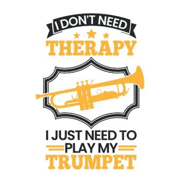 Imagem de Trompetist Notizbuch: Trompete Therapie Orchester Trompetist Musiker / 6x9 Zoll / 120 karierte Seiten Seiten