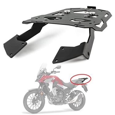 Imagem de PSLER Suporte de bagagem de motocicleta para acessórios CB500X CB500F CB500R CB400X CB500 para transporte traseiro para CB500