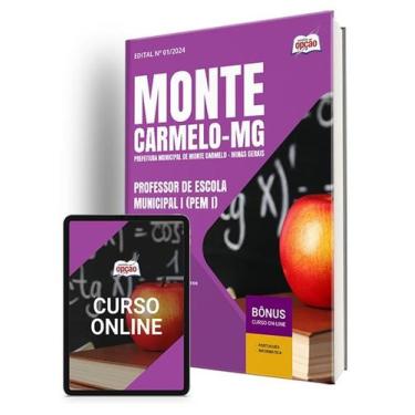 Imagem de Apostila Prefeitura de Monte Carmelo - MG 2024 - Professor de Escola M
