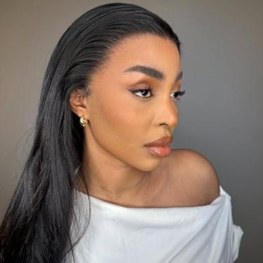 Imagem de WOWANGEL Peruca De Renda Frontal Hd Skinlike 13X6 De Seda Reta, Densidade 180%, Linha Fina Pré-Arrancada Com Nós Minúsculos, Peruca De Cabelo Humano De Renda Invisível Hd Suíça Ultrafina, 26 Polegadas