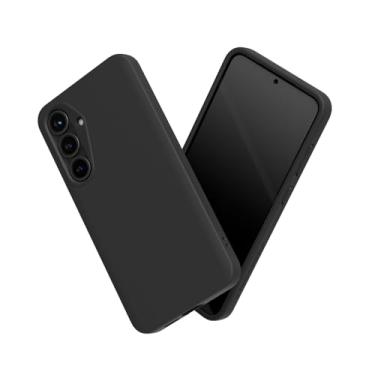 Imagem de RhinoShield Capa compatível com Galaxy S25 Plus | SolidSuit - Capa protetora de design fino absorvente de choque com acabamento fosco premium 3,5 m/proteção contra quedas de 3,4 m - Preto clássico