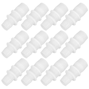 Imagem de PATIKIL 12 peças de acessórios de mangueira de plástico, acessórios de tubo redutor, adaptador de tubulação, kit de junta de emenda de união para sistema de ar, gás e água, linha de combustível