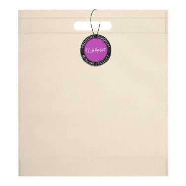 Imagem de Sacola em TNT Premium Termo Selada 35x39cm Nice TopGet, Bege