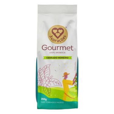 Imagem de Café 3 Corações Gourmet Cerrado Mineiro 250g