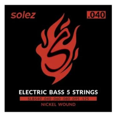 Imagem de Encordoamento Para Contrabaixo Solez 5 Cordas .040 Slb540