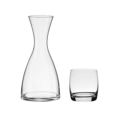 Imagem de Kit Decanter e Copos Baixos de Cristal Bohemia 7 Peças