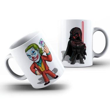 Imagem de Caneca Coringa E Darth Vader Porcelana