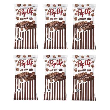 Imagem de Pipoca Pop Up sabor Chocolate 50g Especial - Kit 10 un