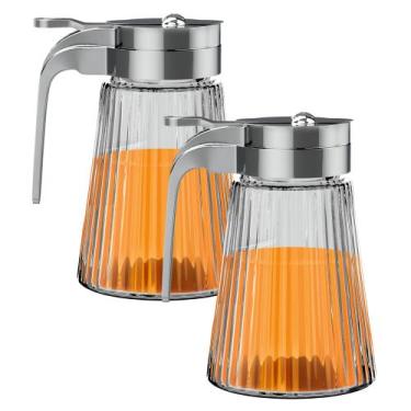 Imagem de Kit 2 Meleira Porta Mel De Vidro 270ml Euro Home