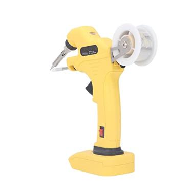 Imagem de Kit de Ferro de Solda Recarregável Sem Fio Luzes LED 30W Aquecedor de Cerâmica de pré -aquecimento Rápido 50g 1mm Solda Com Bateria de 18 a 20V