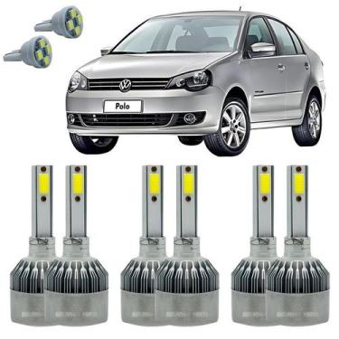Imagem de Lâmpadas Super Led Polo 07/14 Blue/IMotion Kit Farol E Milha - Autovex