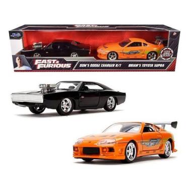 Imagem de 2 Miniaturas Velozes Furiosos Doms Dodge Charger/ Brians1/32 - Jada, P