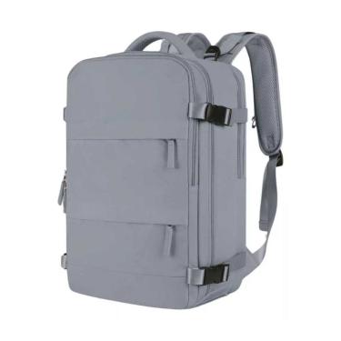 Imagem de Mochila Mala Bolsa Expansiva Notebook USB para Viagem Escola Academia Trabalho Esporte