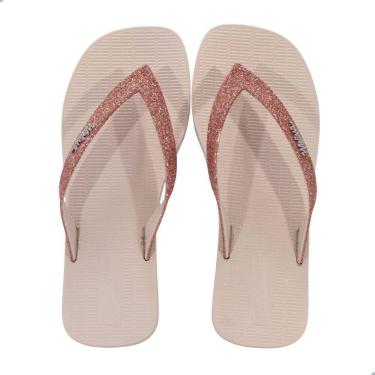 Imagem de Chinelo Mini Melissa Sun Long Beach II Infantil Rosa Glitter