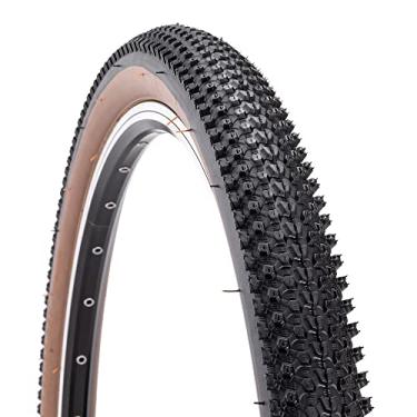 Imagem de Pneu de bicicleta de substituição - 66" x 1,95", 27" x 2,1", 27" x 2,2" e 29" x 2,2" pneu dobrável durável para mountain bike - 60 TPI pneus de bicicleta para bicicleta de montanha (RETRO-26X1.95)