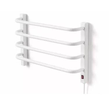 Imagem de Toalheiro Termico Pequeno Branco 220V Esquerdo + Timer Digital