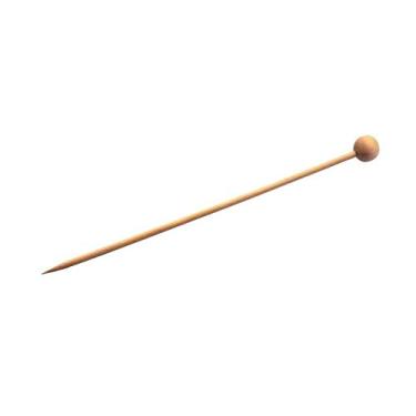 Imagem de PacknWood 8NPBBOUL15B - Espetos de bola de bambu natural "BAMBI" - palitos de bambu para aperitivos - espetos de festa para aperitivos - Espetos de coquetel de bambu - palito de coquetel de 14 cm |