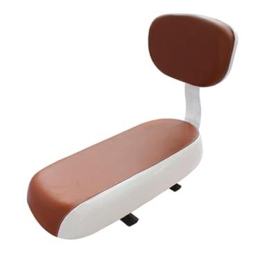 Imagem de UGPLM Almofada do banco traseiro da bicicleta Substituição de assento de bicicleta de fácil de instalar a almofada de de com encosto para andar de